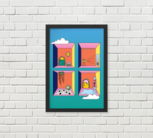 Load image into Gallery viewer, Eye Guy House Print
