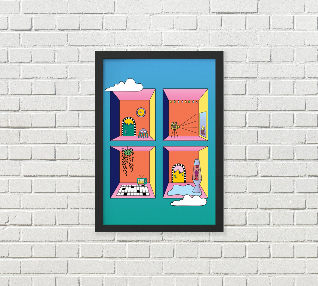 Eye Guy House Print